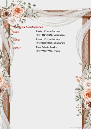  marriage biodata format for girl and boy